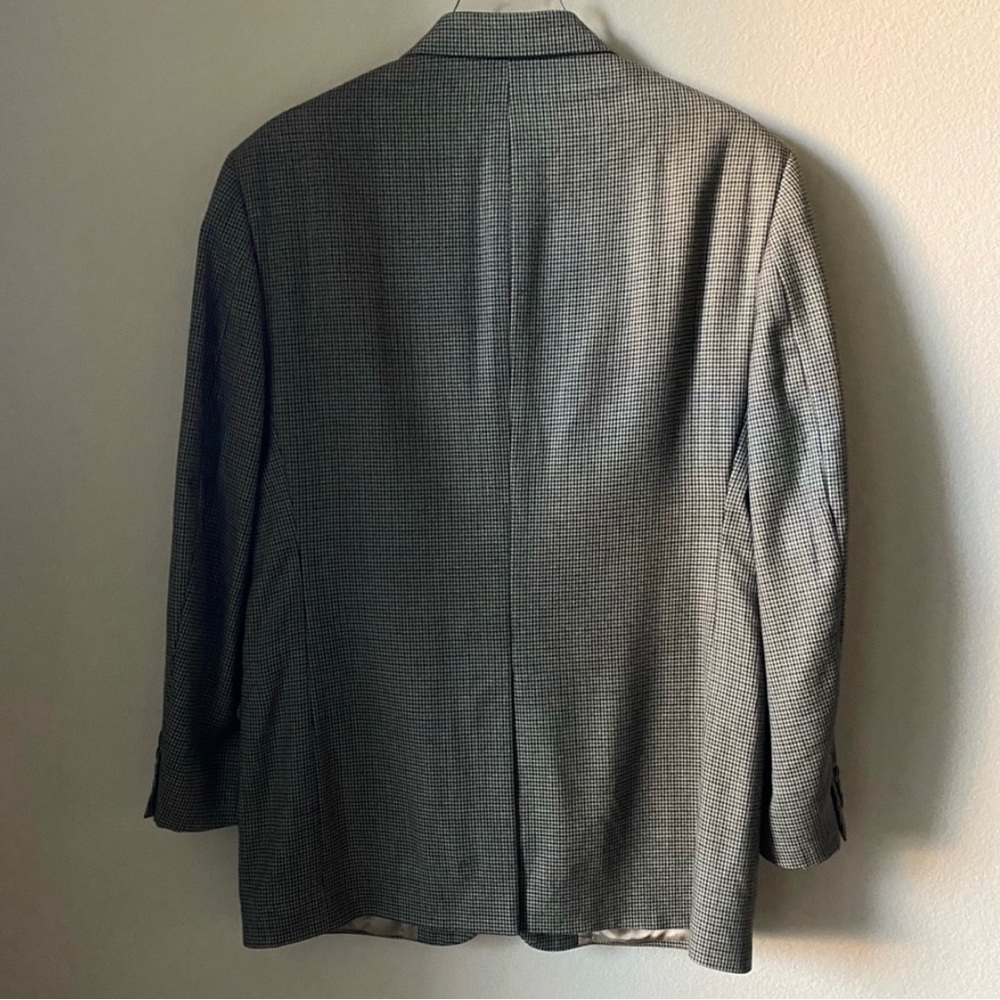 Brooks Brothers Men’s Sz 39R Classic Wool Houndstooth Blazer Jacket - EE